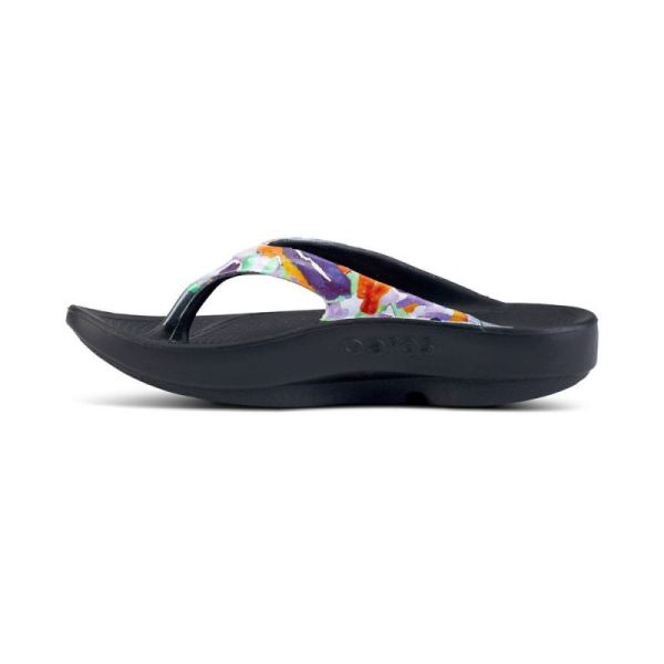 OOFOS WOMEN'S OOLALA LIMITED SANDAL - PURPLE WATERCOLOR