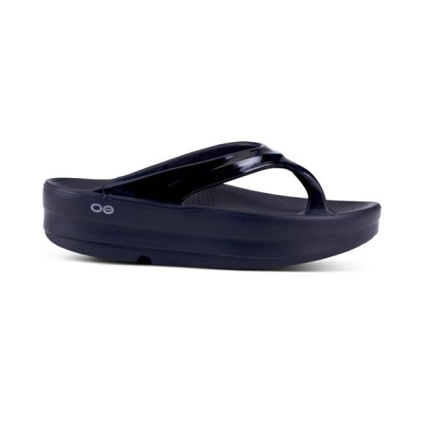 OOFOS WOMEN'S OOMEGA OOLALA SANDAL - BLACK