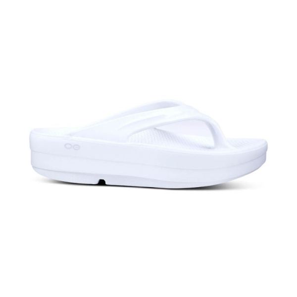 OOFOS WOMEN'S OOMEGA OOLALA SANDAL - WHITE