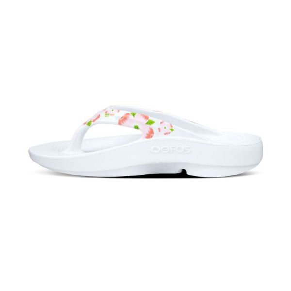 OOFOS WOMEN'S OOLALA LIMITED SANDAL - CHERRY BLOSSOM