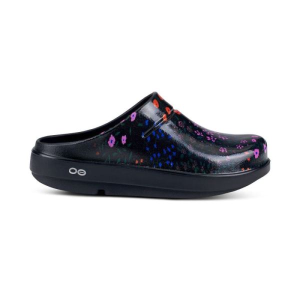 OOFOS WOMEN'S OOCLOOG LIMITED EDITION CLOG - WILD FLOWER