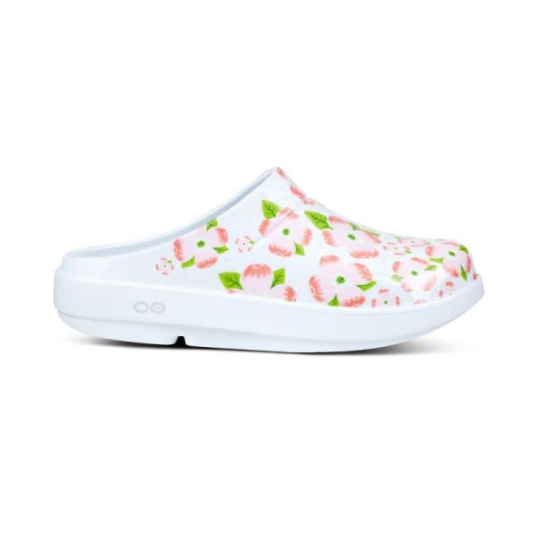 OOFOS WOMEN'S OOCLOOG LIMITED EDITION CLOG - CHERRY BLOSSOM