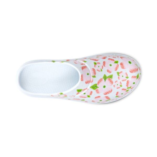 OOFOS WOMEN'S OOCLOOG LIMITED EDITION CLOG - CHERRY BLOSSOM