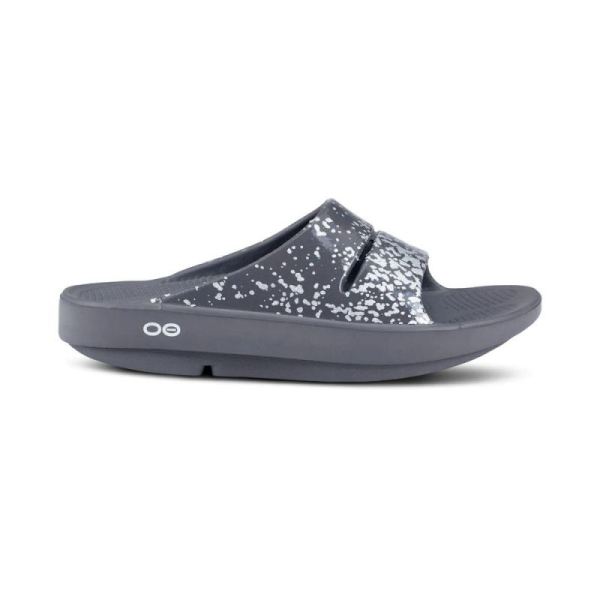 OOFOS WOMEN'S OOAHH LIMITED SLIDE SANDAL - PROSECCO POP