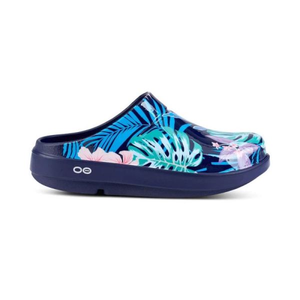 OOFOS WOMEN'S OOCLOOG LIMITED EDITION CLOG - HAWAIIAN FLORA