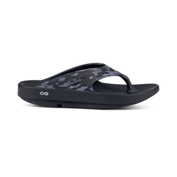 OOFOS MEN'S OORIGINAL SPORT SANDAL - BLACK CAMO