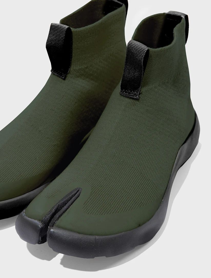 Free Shipping | Tabi Hightop Women - Forest/Black