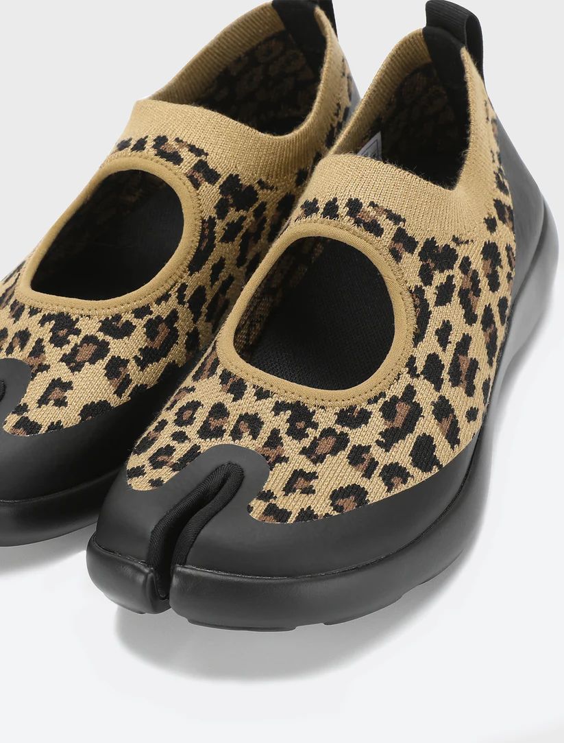 Free Shipping | Tabi Sandal Women - Brown Leopard