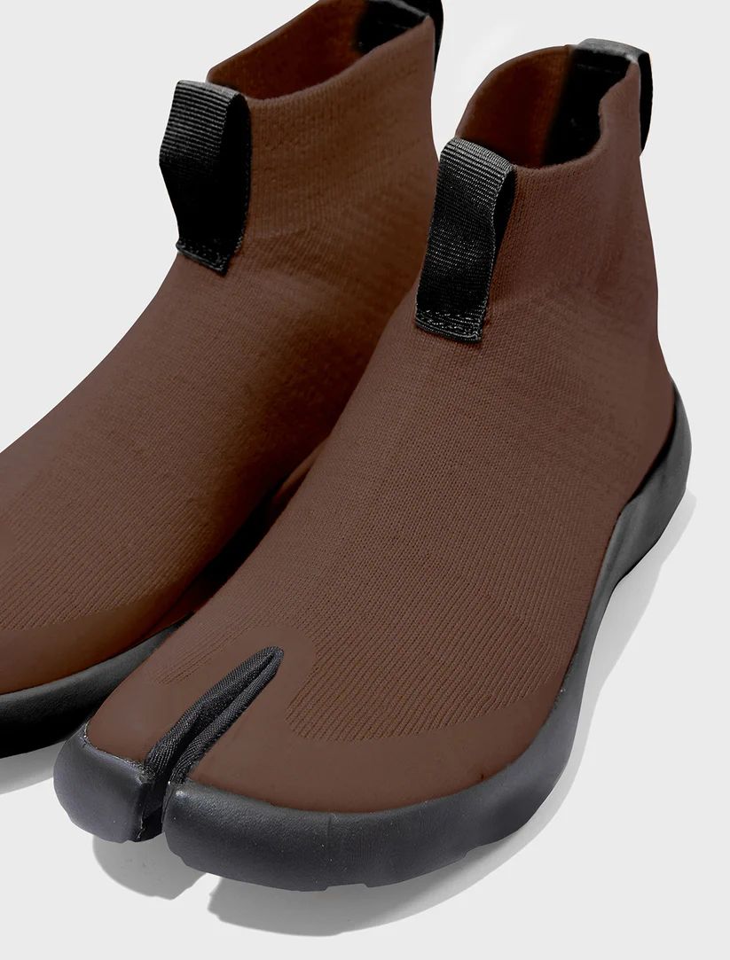 Free Shipping | Tabi Hightop Women - Chestnut/Black