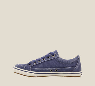 Taos | Women's Moc Star-Indigo Distressed