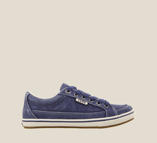 Taos | Women's Moc Star-Indigo Distressed