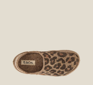 Taos | Women's Convertawool-Tan Leopard Wool