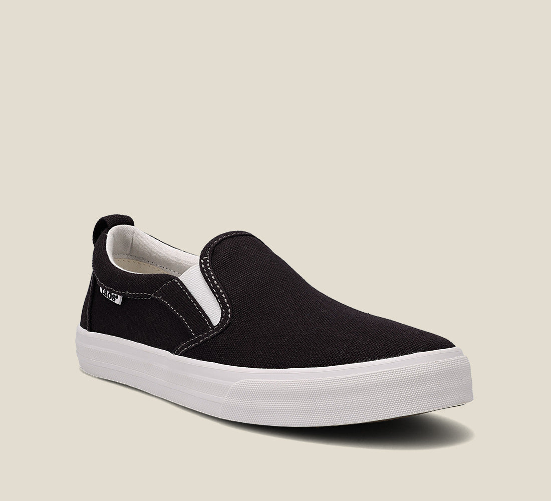 Taos | Women's Rubber Soul-Black/White Canvas