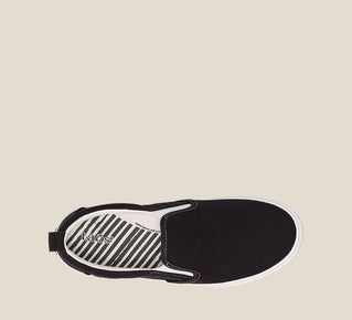 Taos | Women's Rubber Soul-Black/White Canvas